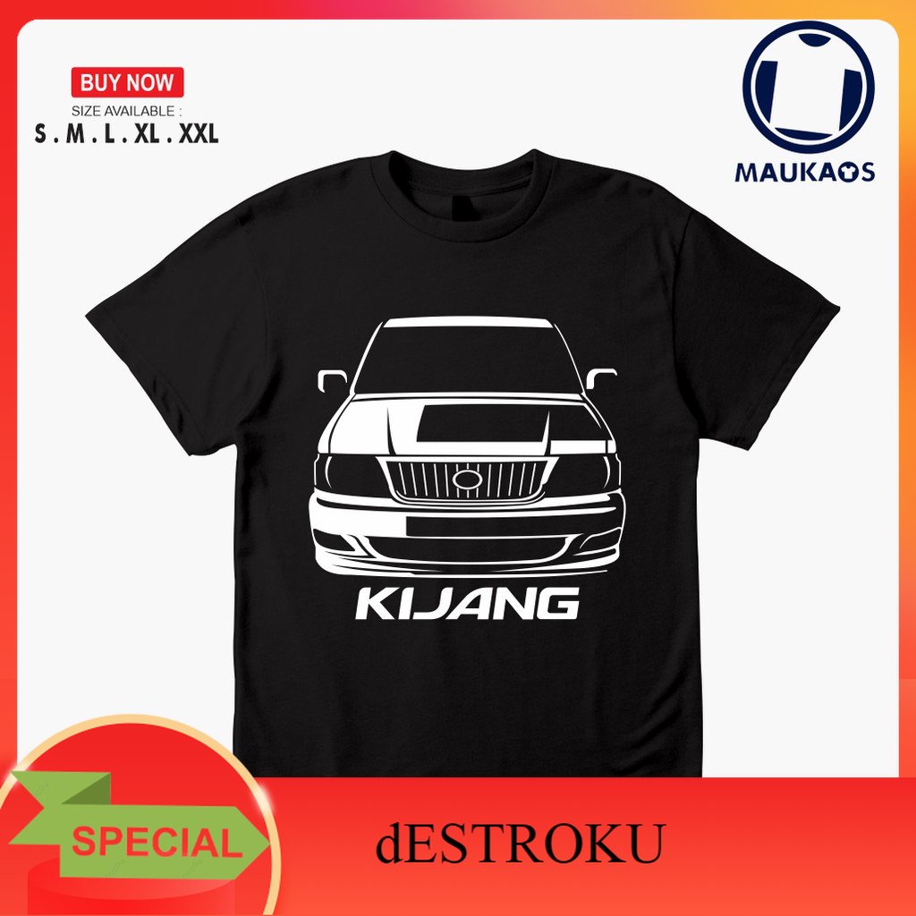 dESTROKU Kaos Mobil Toyota Kijang Kapsul LGX Kaos Otomotif