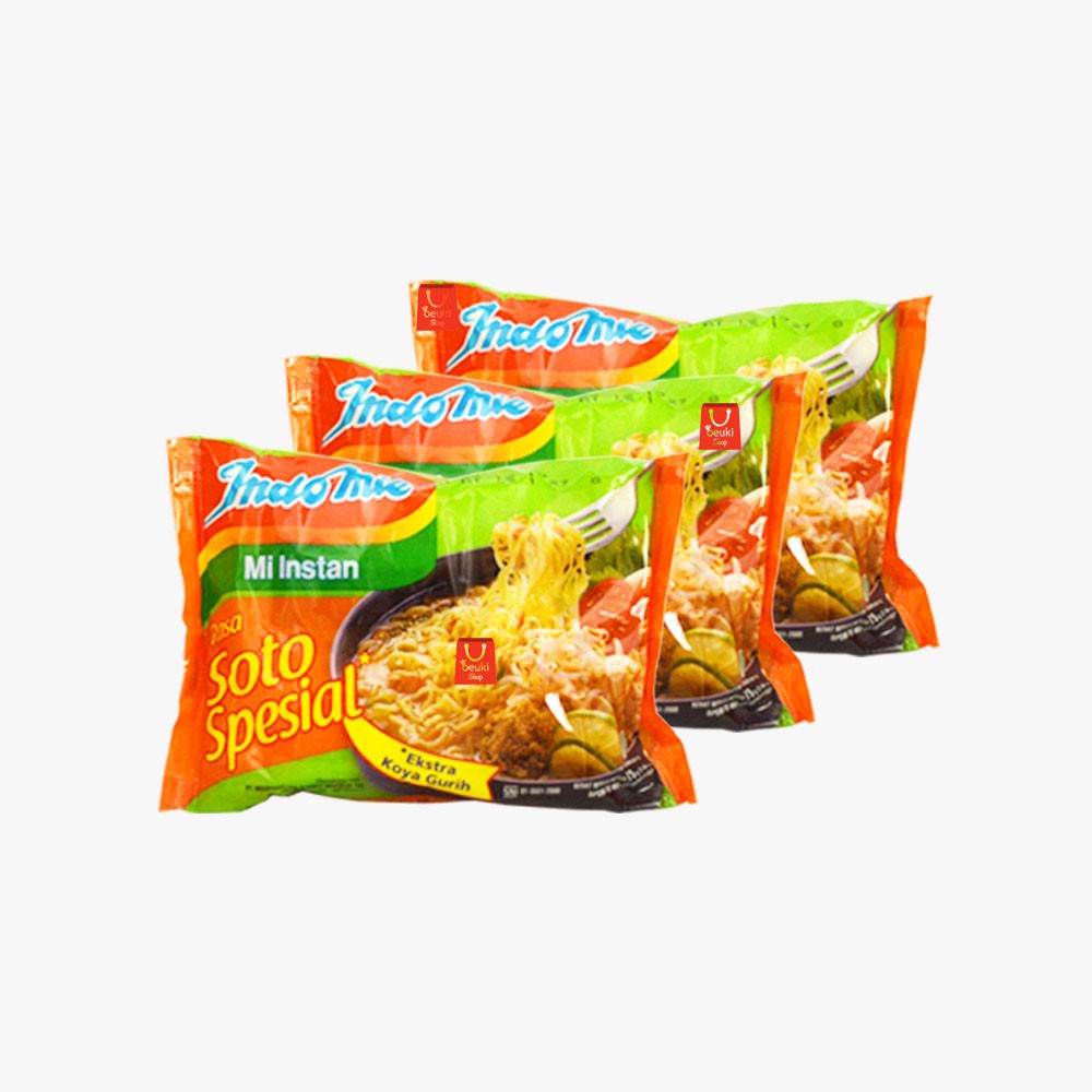 

3 PCS Indomie Kuah Soto Special Mie Instan Kuah Rasa Soto Spesial - 3pcs x 75gr