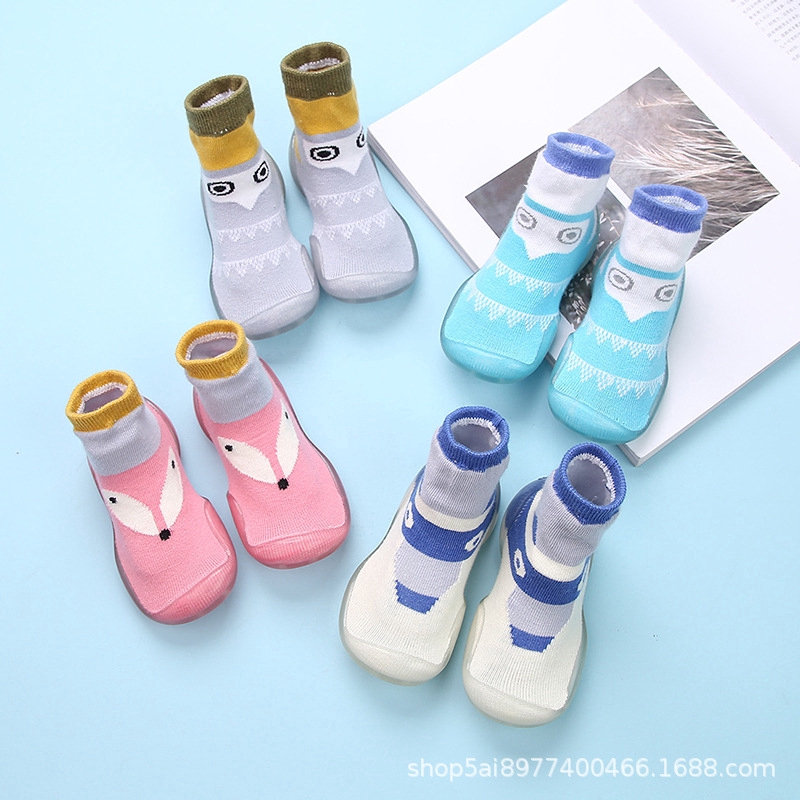 Baby Infant Cute Toddler Shoes Non-Slip Waterproof Soft Bottom Thick Floor Socks