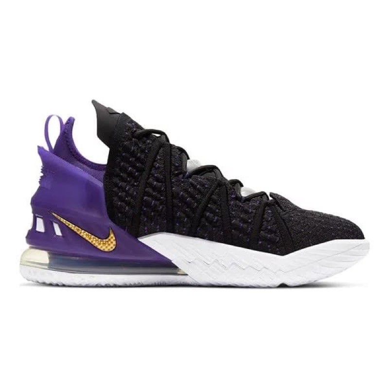 Nike Basketball LeBron XVIII Lakers Sepatu Olahraga Basket