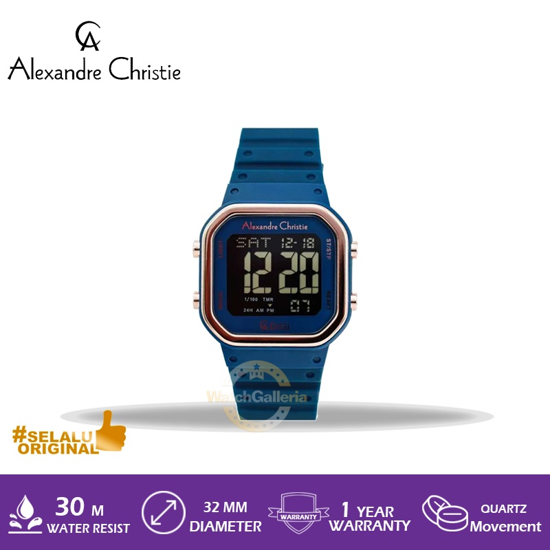 Jam Tangan Alexandre Christie AC 9347 LH RRGBU Original Murah