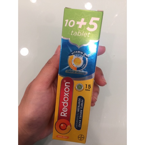 Redoxon Vitamin C + D dan Zinc