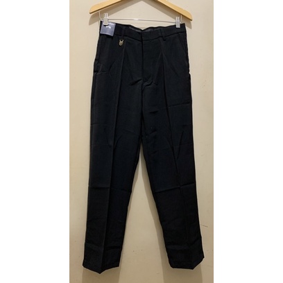 Celana Panjang Bahan Kain Pria Hitam Ukuran Standar & Jumbo | Celana Kantor Kerja Pernikahan & Kulia