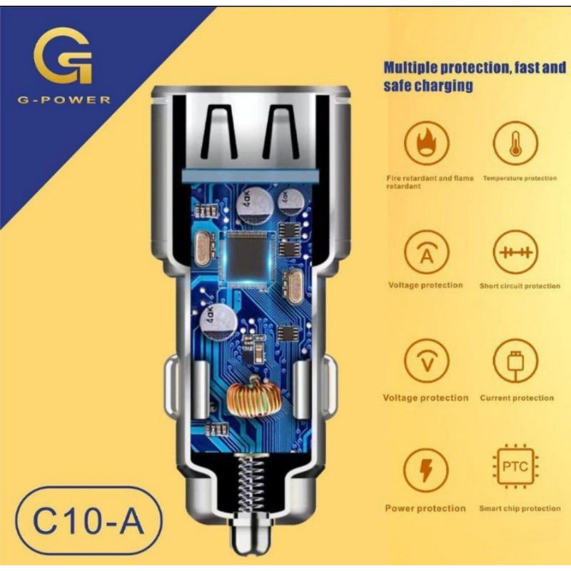 G-POWER C10 A C20 A PLUG IN MOBIL 50 WATT 65 WATT SMART FAST CHARGER