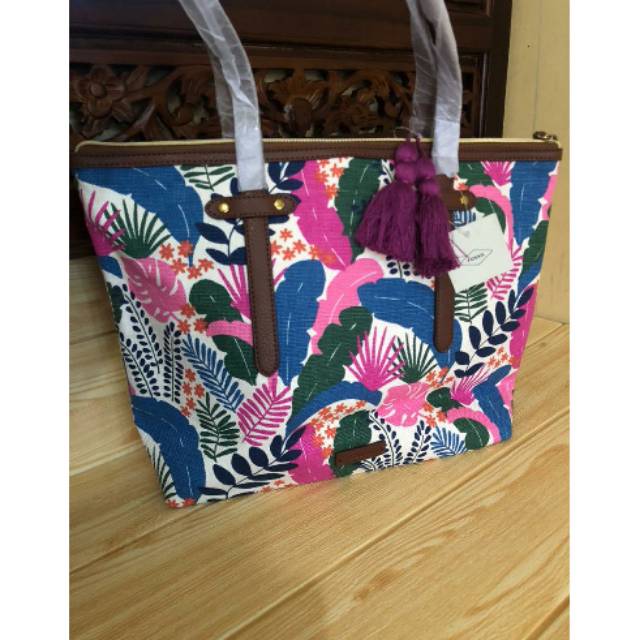 Fossil felicity tote floral