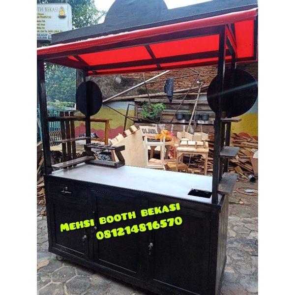 Gerobak minuman  coffee  Booth kopi barista Multifungsi