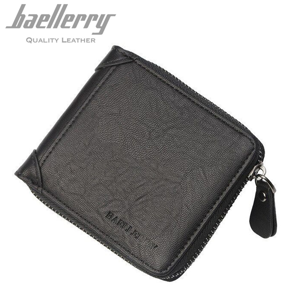 BAELLERRY D9250 Dompet Pria Bahan Kulit PU Leather Premium WATCHKITE WKOS