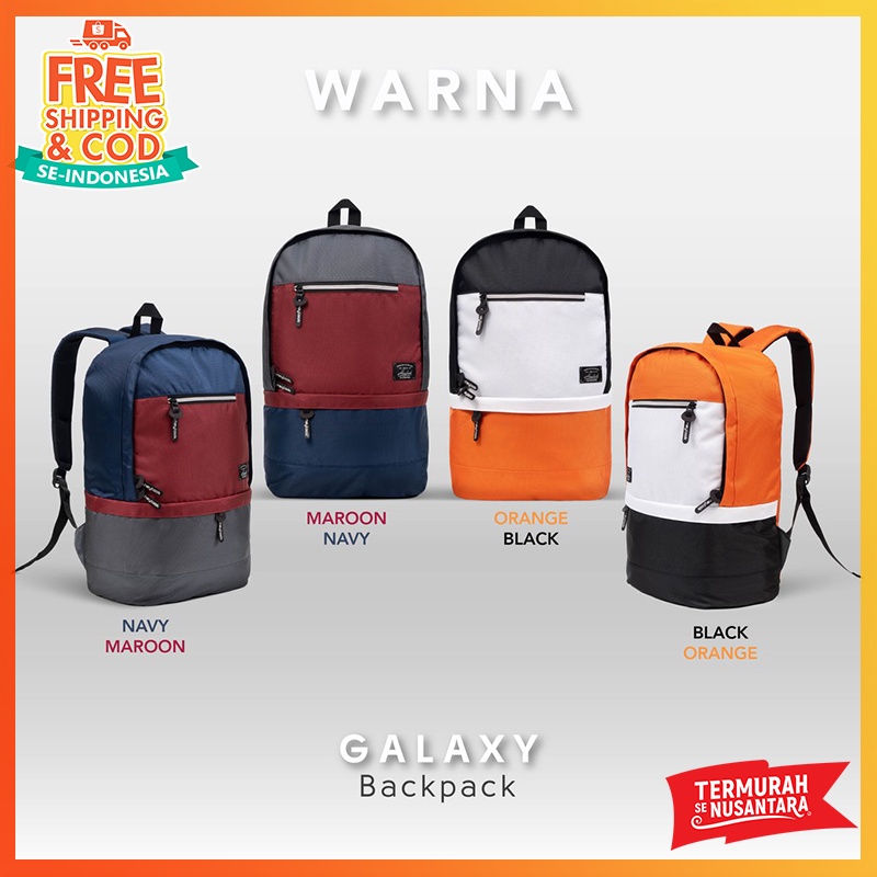 [BISA COD] Tas Ransel Kasual Backpack Laptop 14inch 15.6Inc Tas Ransel Sekolah Kuliah Kerja Gym