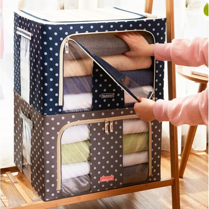 Storage Box Organizer 66 L Tempat / Kotak Penyimpanan Pakaian Mainan