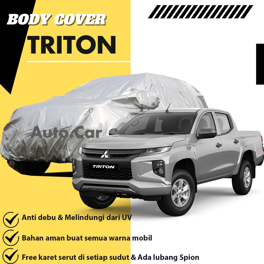 Body Cover Mobil TRITON / Sarung Mobil Triton / Mantel Mobil Triton / Selimut Mobil Triton / Mantol triton/triton single cabin/triton double cabin navara single cabin navara double cabin