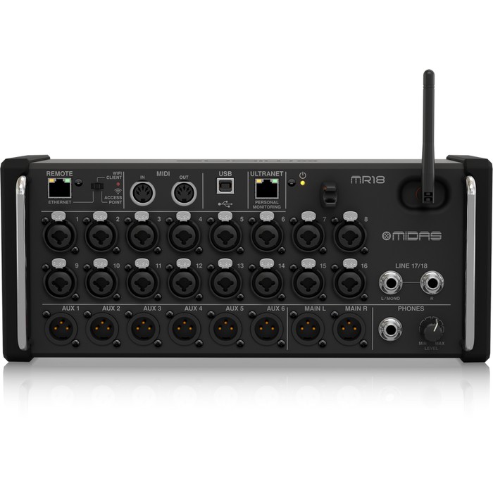 Midas MR18 18-channel Tablet-controlled Digital Mixer