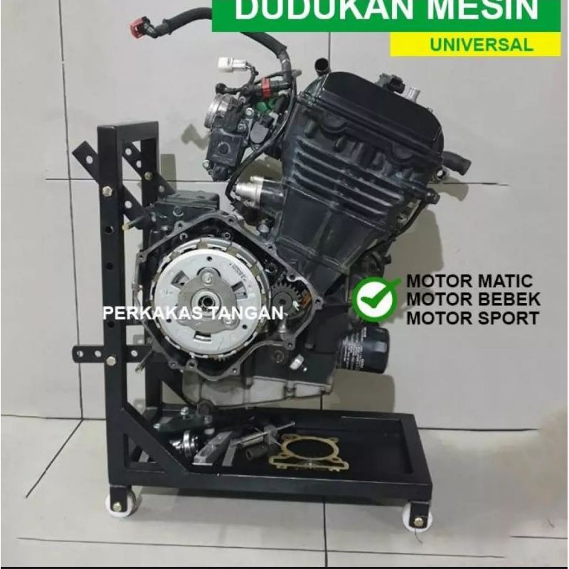 Dudukan mesin engine stand universal model bak