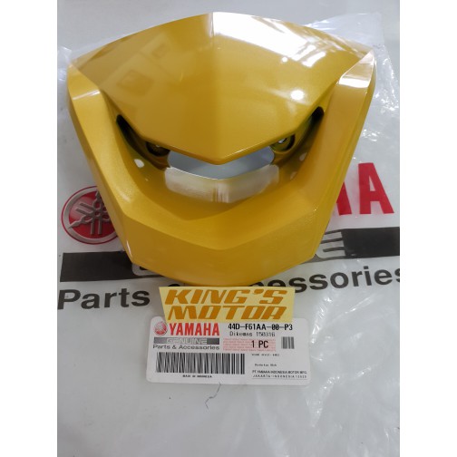 visor xeon 44D F61AA KUNING asli yamaha / batok xeon asli yamaha