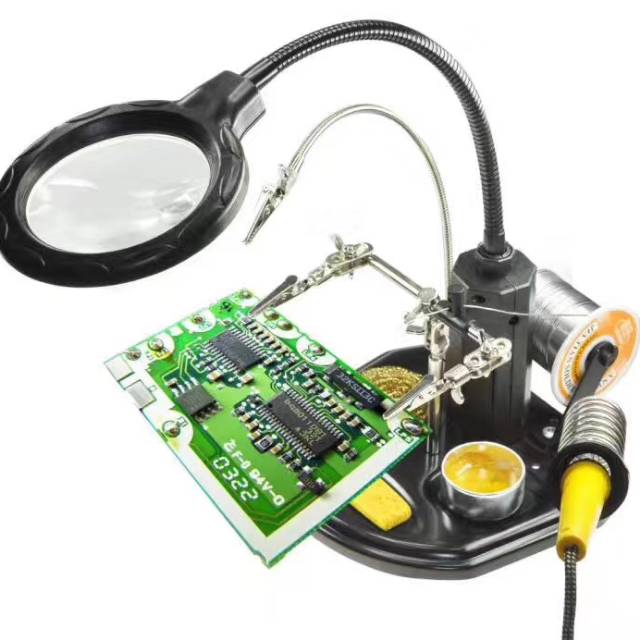 LAMPU SERVICE + PENJEPI PCB SOLDER + KACA LUX TE 802