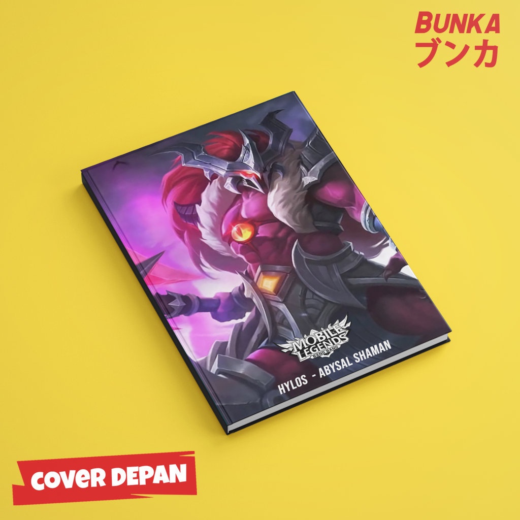 

Notebook Mobile legends Hylos Abysal Shaman Hardocover A5 Buku tulis catatan Notes Agenda planner Jurnal