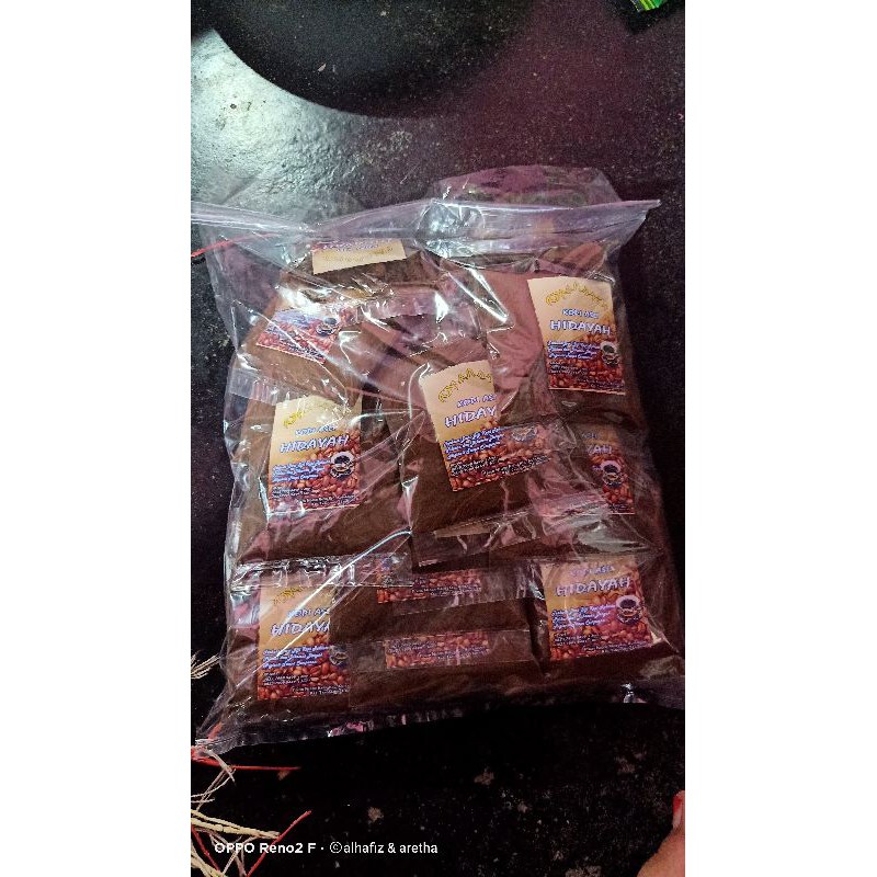 

kopi hidayah yg eceran 2 ribuan,,isi 1 pak 30 biji