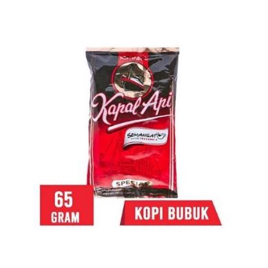 

Kopi Kapal Api Spesial tanpa gula 65 gram