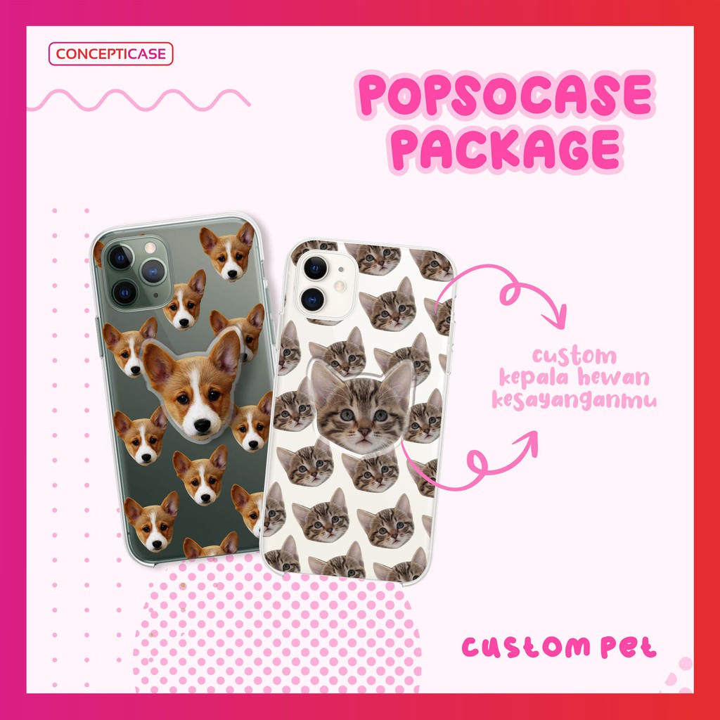 CUSTOM POPCASE (POPSOCKET+CASE)