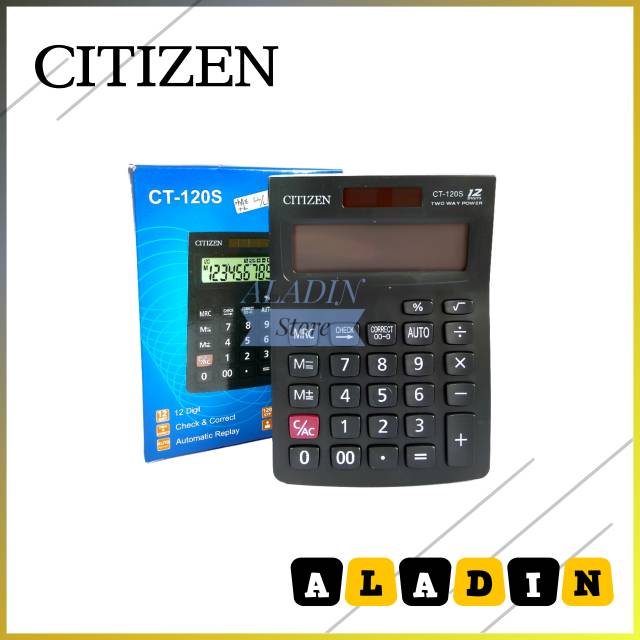 

KALKULATOR MURAH CITIZEN KUALITAS BAGUS 12 DIGIT CT 120S 1
