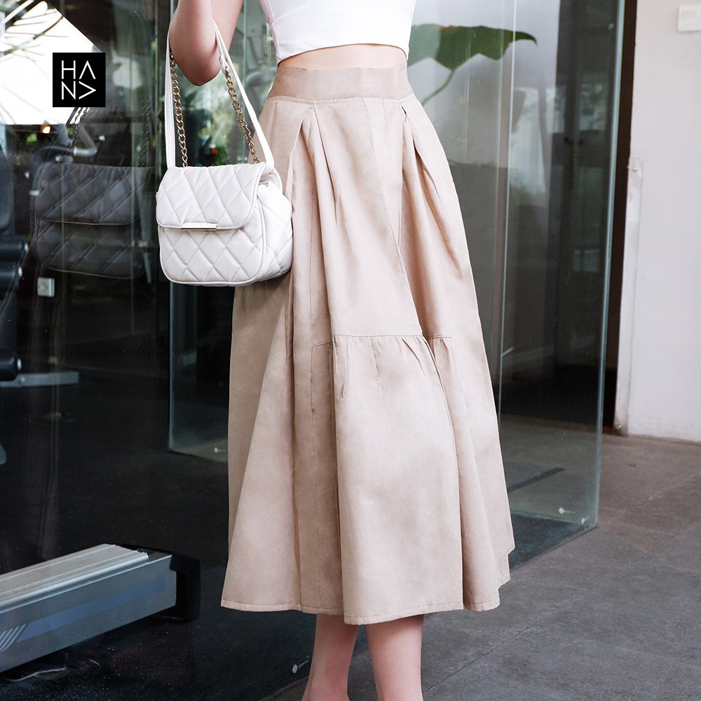 HanaFashion JKT - Casual Midi Skirt Rok Kerja - SK035