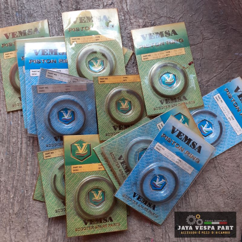 Ring Piston Vespa PX PS Vemsa/ Peer Piston Vespa PX PS Vemsa NOS