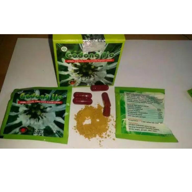 [PRODUK YKFLR] Obat Asam Urat Godong Ijo Berkhasiat Jamu Pegal Linu HSB