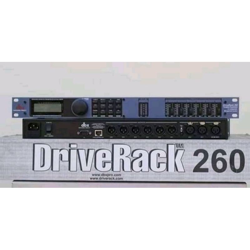 speaker management DBX 260 DRIVER RACK DLMS