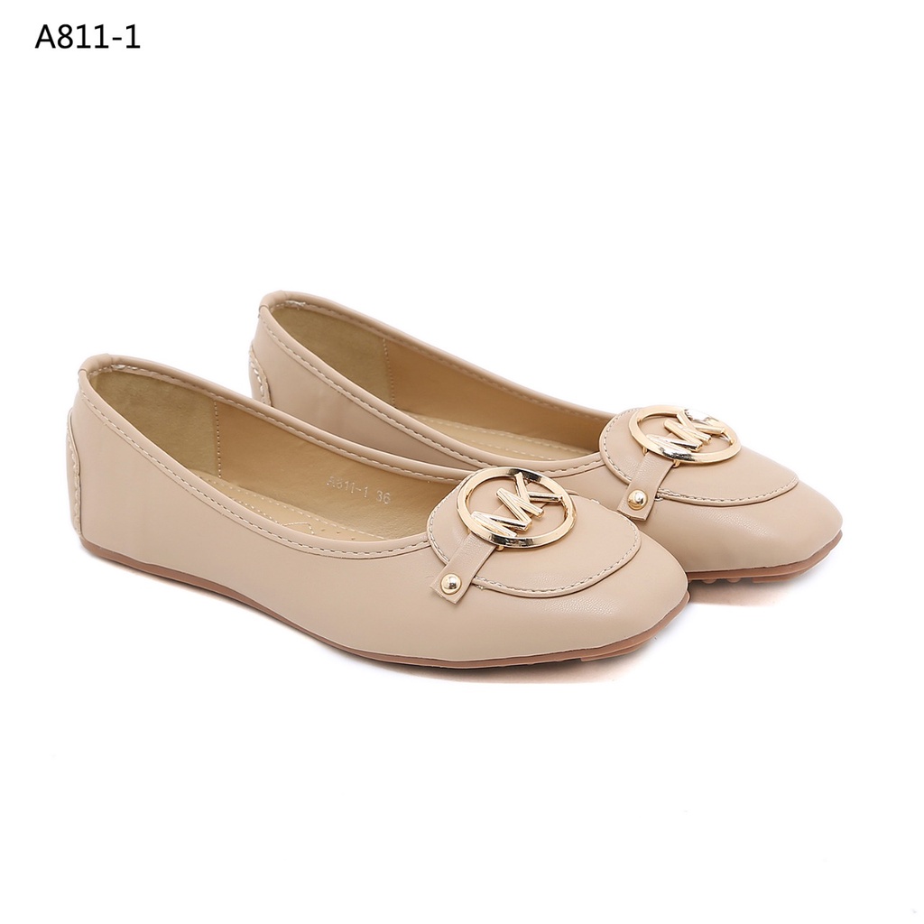 Logo Ballerinas Flat Shoes #A811-1