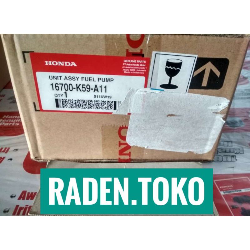 fuel pump pompa bensin Vario 150 LED 2015 2016 2017 original honda ahm