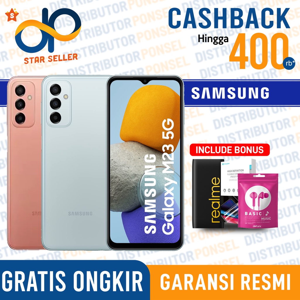 Samsung Galaxy M23 5G 6GB+128GB Garansi Resmi Sein Samsung M23 NFC 6 GB 128 GB