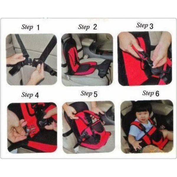 Safety Baby Seat Car Cushion Belt Tempat duduk anak bayi balita mobil cover belt