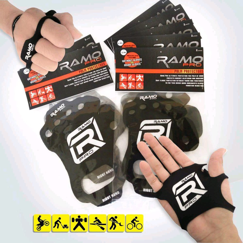 Ramo pro palm protector glove pelindung tangan trail adventure