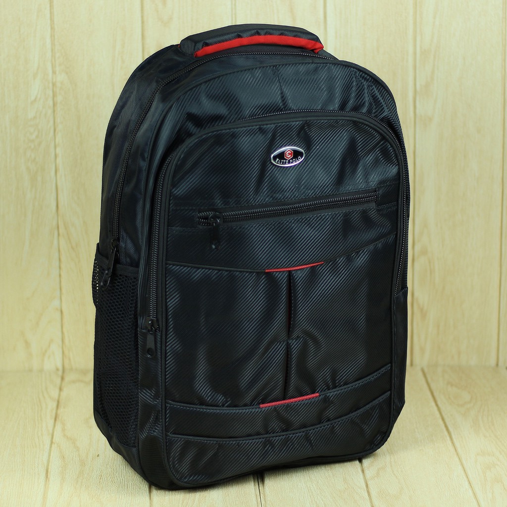 BELI 1 GRATIS 1 Ransel Polo Pria SMP SMA Tas Gendong Laki-Laki Multifungsi Keren Free Slingbag Cowok