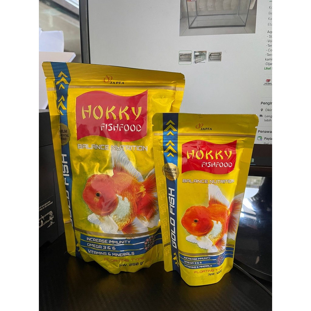 HOKKY GOLDFISH BALANCE NUTRITION FLOATING PELET IKAN KOKI