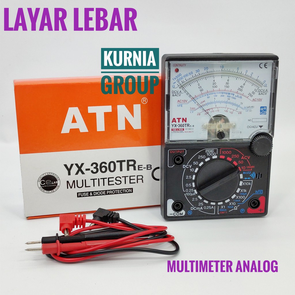 MULTI TESTER ANALOG BESAR &amp; KECIL AVO METER MULTIMETER MANUAL ALAT UKUR REPARASI ELEKTORNIK TERMURAH