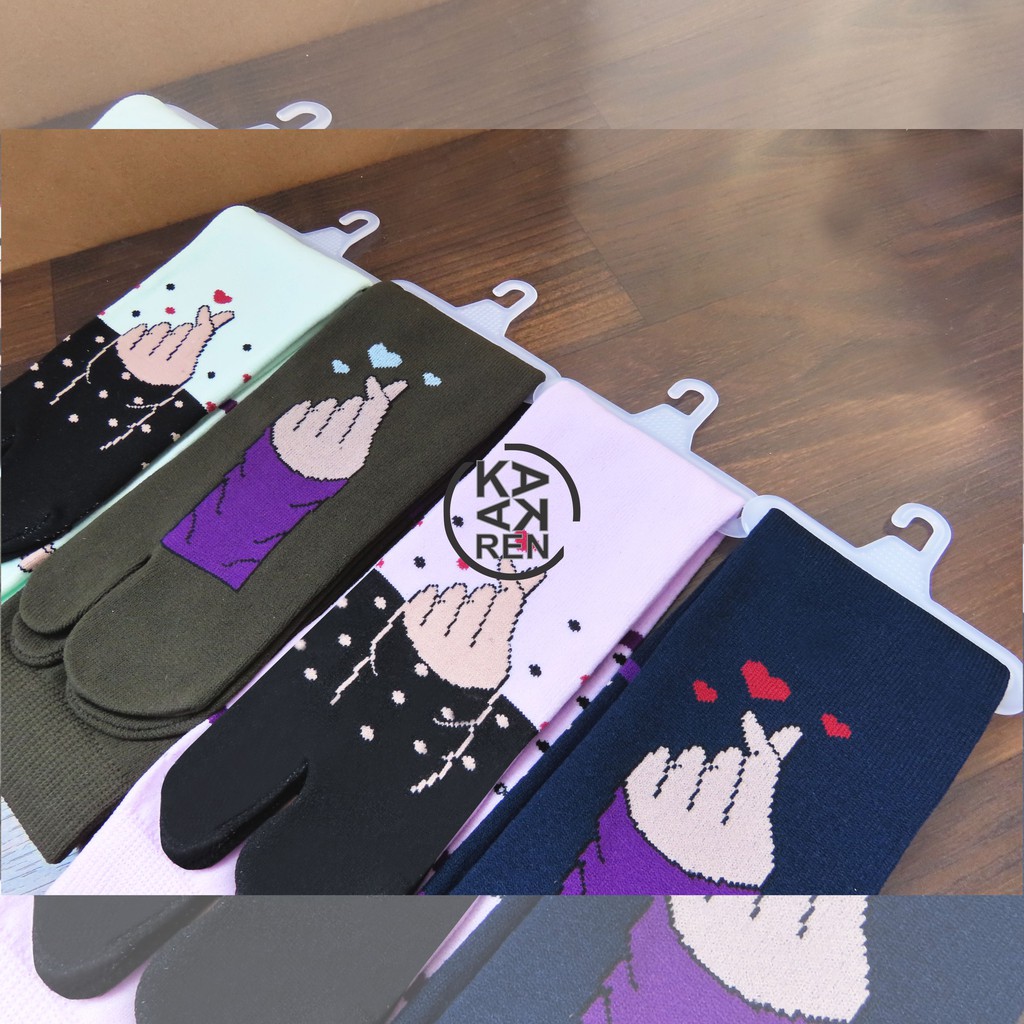 Kakaren Kaos Kaki Jempol Motif Sweet Love