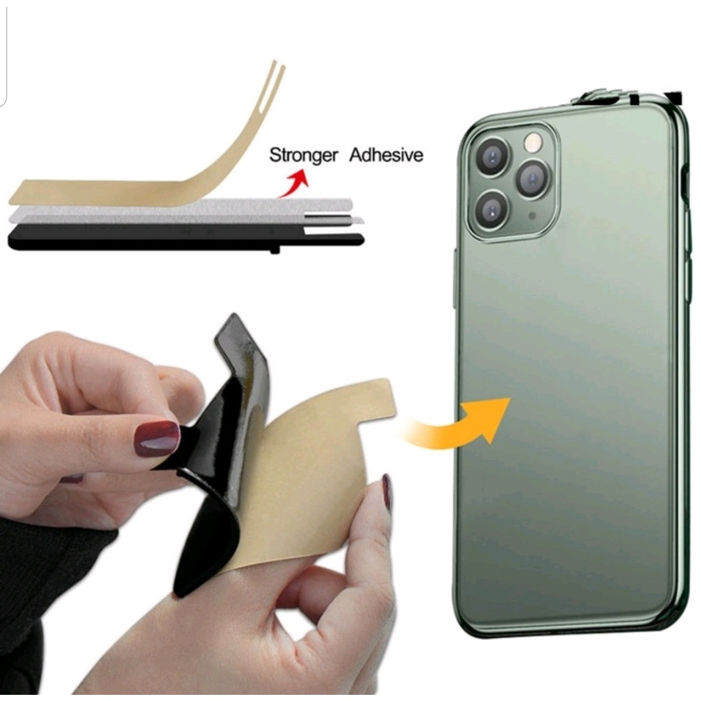 STICKY BACK CARD HOLDER SLOT UNVERSAL / BACK CARD HOLDER SLOT - BENUA DUNIA