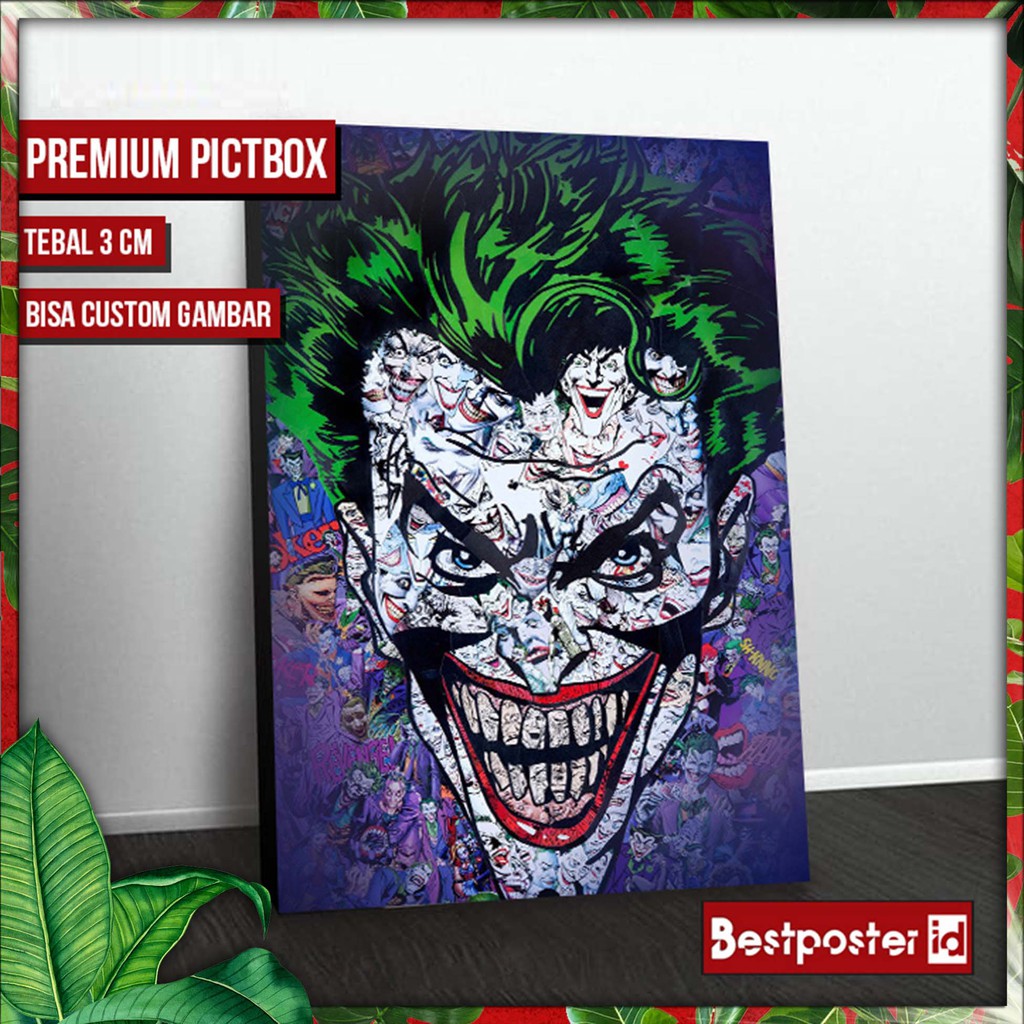 Poster JOKER Frame Kayu FILM  063