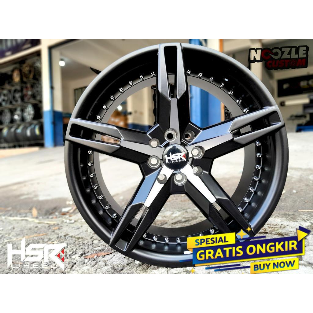 VELG MOBIL R17 TYPE KEUNIKAI HSR LUBANG 4 PELEK RACING BINTANG RING 17