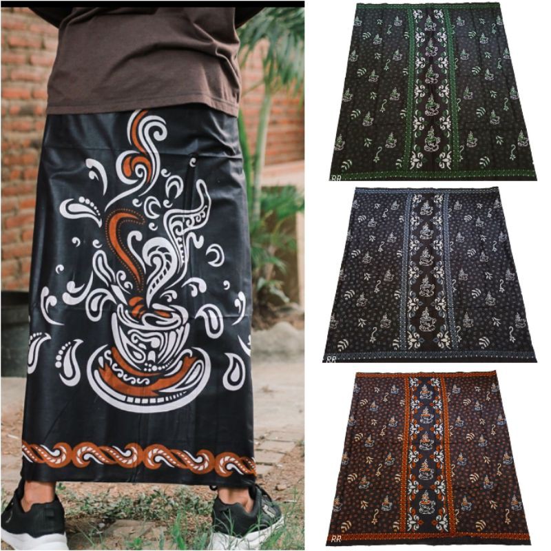 Jual Sarung Batik Motif Kopi Dan Biji Kopi Sarung Kopi Shopee Indonesia