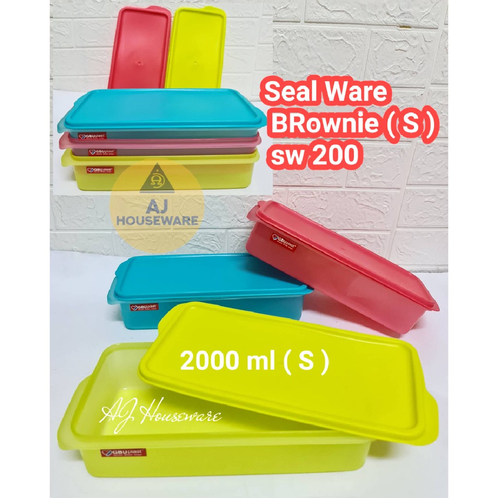 Sealware / Toples/ Kotak Brownie S 2000 Ml