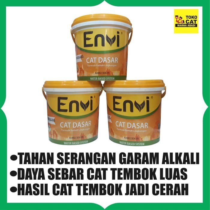 Cat Alkali Sealer Envi 1 kg / Cat Dasar Dinding Baru