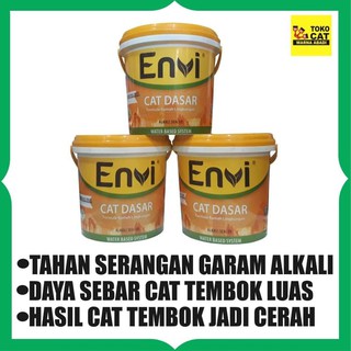  CAT  DASAR TEMBOK  ENVI  ALKALI SEALER 1 KG Shopee Indonesia