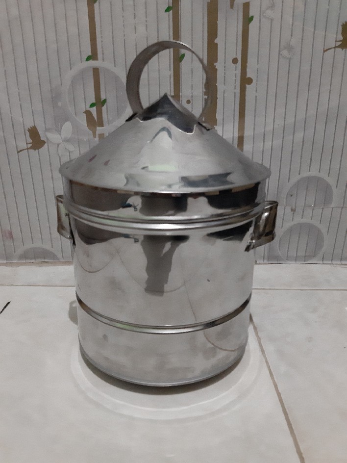 Dandang kukus nasi panci sablukan aluminium stainless 