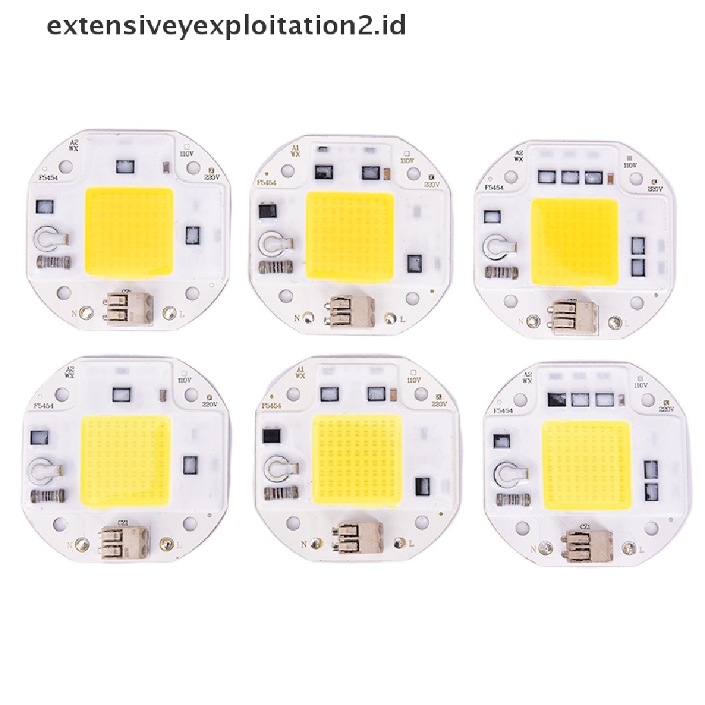 Id Chip Lampu Sorot LED COB 100W 70W 50W 220V Bahan Aluminum