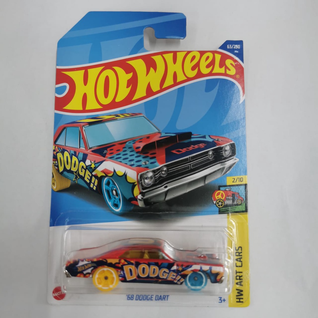 Hot Wheels J22 68 DODGE DART ART CARS HW Hotwheels