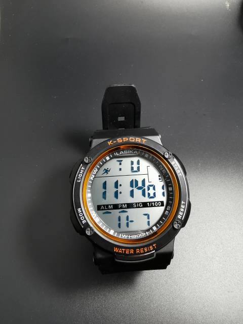 Jam tangan digital Sporty water Resist Lasika 901putih