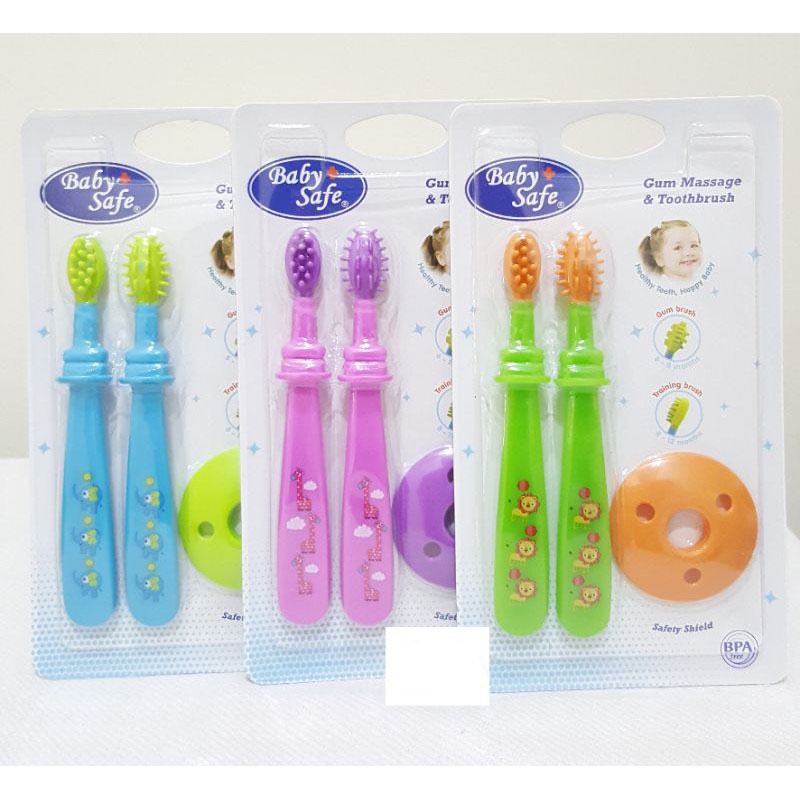 Baby Safe Gum Massage Toothbrush / Sikat Gigi Bayi