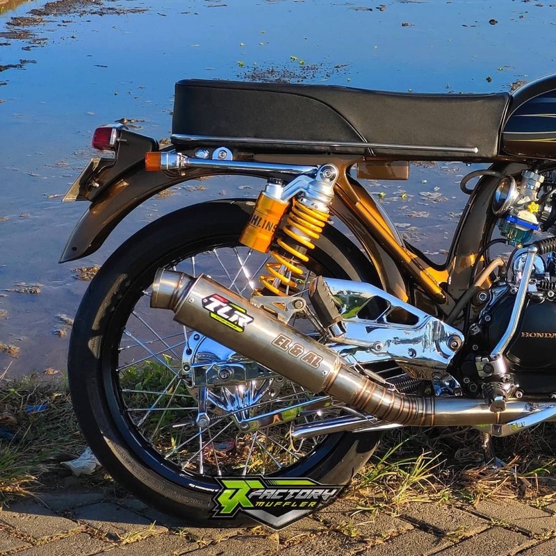 Knalpot cb gl mp tiger tipe XR-PRO by tlr muffler original kompetisi
