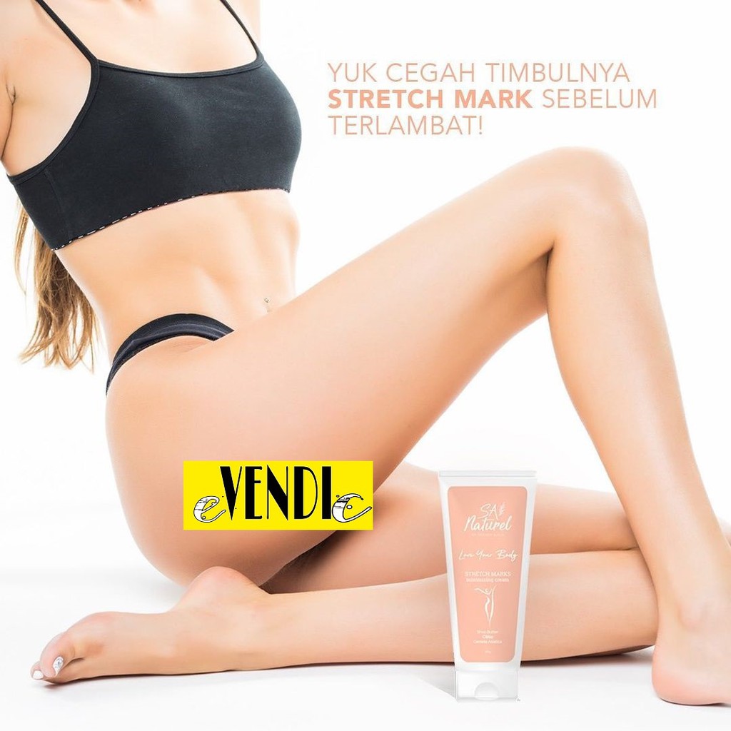 SA Stretch Marks Minimizing Cream by shandy aulia SA NATUREL / cream strecth mark [SA STRETCH]